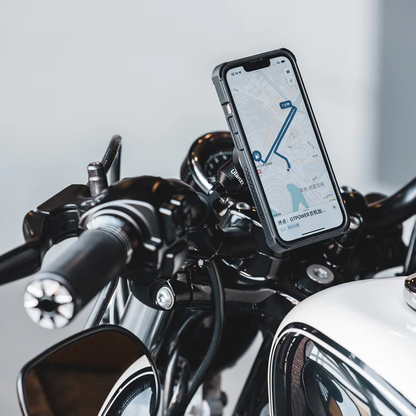 [CLEARANCE] Ulanzi O-LOCK Quick Release Motorcycle Smartphone Mount Stand with Adjustable Fixing Screw Gasket and Aluminum Alloy Material for Motorcycles (Black) | 3019