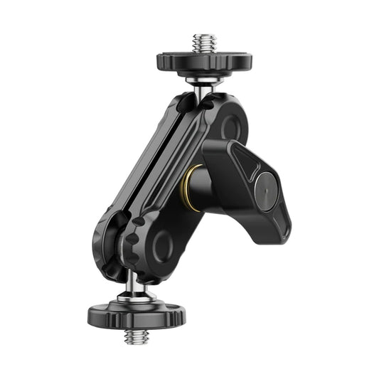 Ulanzi R102 Multi-Functional Double Ball Head with 1/4" Dual Mount Screws, 1Kg Load Capacity, 360 Degree Rotatable & 180 Degree Tilt for Photography Equipment (KIT Available) | 3058, 3059