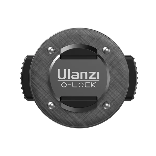 Ulanzi O-LOCK Quick Release To Universal 1/4" Screw Hole with 360 Degree Rotation Adjustment and Aluminum Alloy Material for Tripod, Magic Arm and Smartphones | 3083