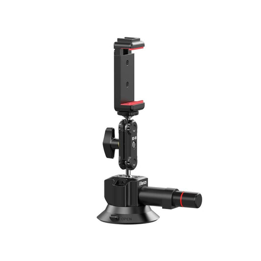 Ulanzi SC-01 3" Portable Suction Cup Mount with Strong Air Pump Vacuum Cup, 1Kg Load Capacity and 360 Degree Rotatable Ball Head | 3089