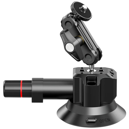 Ulanzi SC-01 3" Portable Suction Cup Mount with Strong Air Pump Vacuum Cup, 1Kg Load Capacity and 360 Degree Rotatable Ball Head | 3089