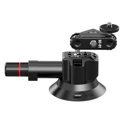 Ulanzi SC-01 3" Portable Suction Cup Mount with Strong Air Pump Vacuum Cup, 1Kg Load Capacity and 360 Degree Rotatable Ball Head | 3089