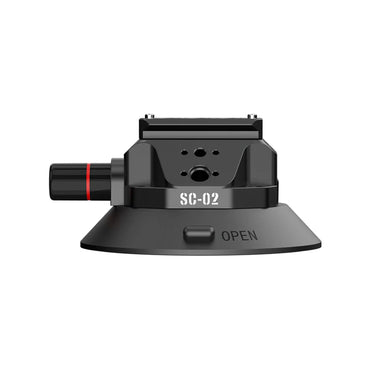 Ulanzi SC-02 4.5" Portable Suction Cup Mount with 3Kg Load Capacity, NATO Rail and 360 Degree Multi-Directional Adjustment Ball Head | 3090