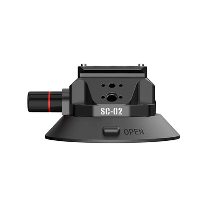 Ulanzi SC-02 4.5" Portable Suction Cup Mount with 3Kg Load Capacity, NATO Rail and 360 Degree Multi-Directional Adjustment Ball Head | 3090