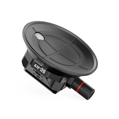 Ulanzi SC-02 4.5" Portable Suction Cup Mount with 3Kg Load Capacity, NATO Rail and 360 Degree Multi-Directional Adjustment Ball Head | 3090