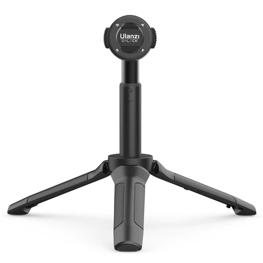 Ulanzi O-LOCK Portable Tripod Quick Release System with Double Section Angle Adjustable for Cases & Phone Magnetic Sticker, Smartphone (Black) | 3102