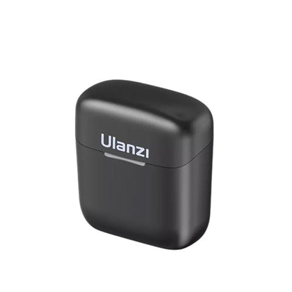 [CLEARANCE] Ulanzi J11 Wireless Lavalier Lapel Microphone with Lightning / USB-C Connector, Charging Case, 65ft Transmission Distance Plug & Play for Mobile Devices (Black) | 3133