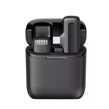 [CLEARANCE] Ulanzi J11 Wireless Lavalier Lapel Microphone with Lightning / USB-C Connector, Charging Case, 65ft Transmission Distance Plug & Play for Mobile Devices (Black) | 3133