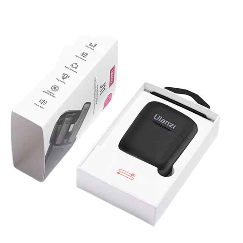 Wireless Lavalier Microphone For IPhone - Noise Cancelling Lapel Mic With 4.5H Battery & 65ft Range