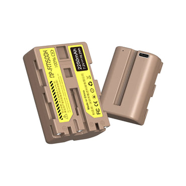 [CLEARANCE] Ulanzi NP-FM500H 2250mAh Lithium-Ion Replacement Rechargeable Battery with USB-C Charging Port for Select Sony Digital Cameras | 3291