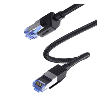 [CLEARANCE] UGREEN Cat.8 Ethernet LAN Nylon Braided Cable with 40Gbps Transfer Rate F/FTP Double Shielding for PC Modem Servers and Consoles (1 Meter)