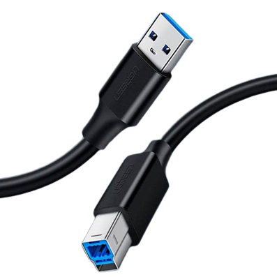 UGREEN USB 3.0 Type-A Male to Type-B Male Cable with 5Gbps Transfer Speeds for Printers Scanners and MIDI Devices (1M) | 30753