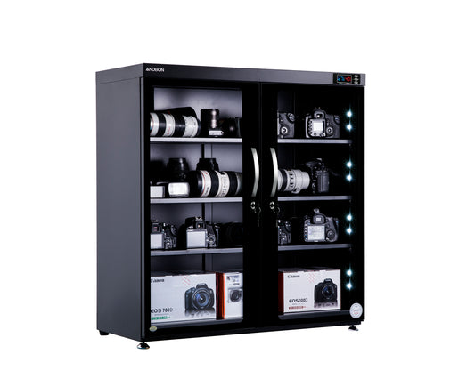 Andbon AD-250S Horizontal Dry Cabinet Box 250L Liters Digital Display with Automatic Humidity Controller