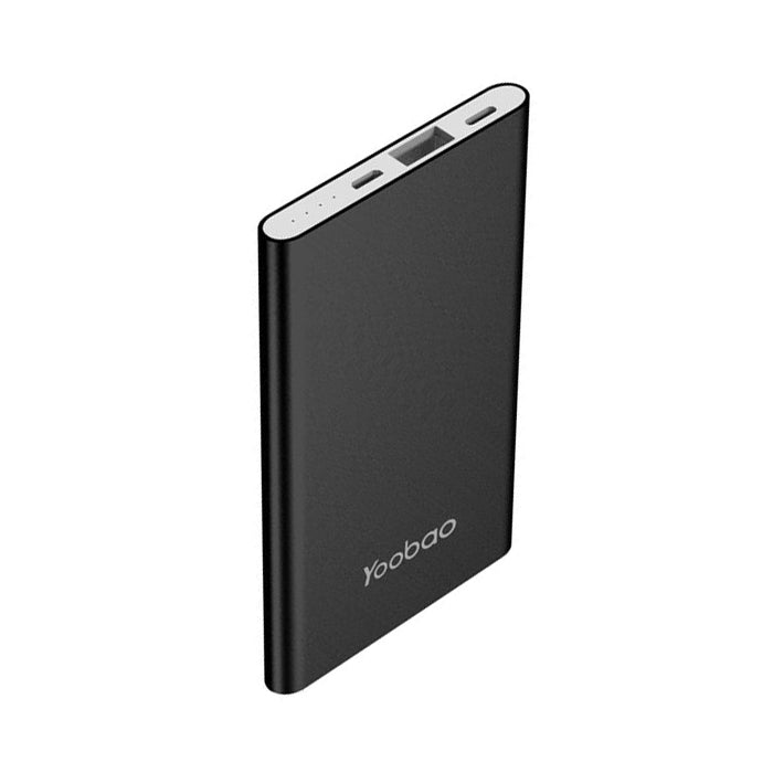 Yoobao KJ01 4000mAh Ultra Slim Powerbank Micro USB with Built-in Cables (Black, Gold)