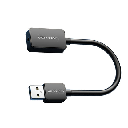 [CLEARANCE] VENTION USB A Male External Sound Card to 3.5mm Female AUX Audio Adapter for Laptop, PC, Console 0.15M | CDZ