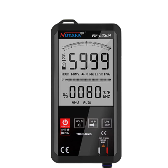 [CLEARANCE] Noyafa NF-5330C / NF-5330A Digital Multimeter Touch Screen Automatic DC/AC Multimeter Smart Counts Scanning