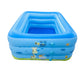 UCassa 180 x 140 x 55cm Inflatable Rectangular Swimming Pool 2ft Three Layer with Cute Animal Design for Kids and Adults for kids and Adults