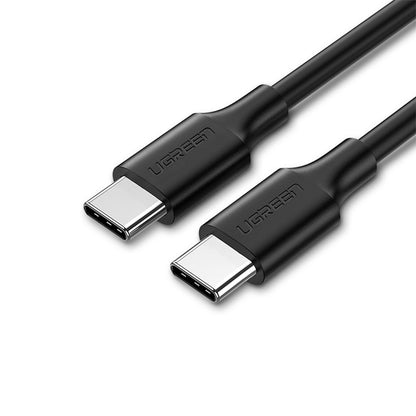 UGREEN USB-C 2.0 to Type C Cable 3A Fast Charging 480Mbps Data Transfer for Smartphone, Tablet, Laptop, (Black) (1M) | 50997