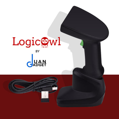 [CLEARANCE] LogicOwl OJ-WHS20 Wireless USB 1D,2D and QR Barcode Scanner for Supermarket, Retail and Warehouse compatible with Windows, Android, and Linux OJ-WHS20
