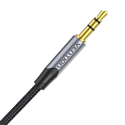 Vention TRS 3.5mm Male to Dual 6.5mm Male 1-Meter Cotton Braided Gold Plated (BAR) Audio Cable for Speakers, Mobile Phones, Laptops (Available in 1M, 1.5M, 2M and 5M)
