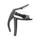 Planet Waves NS Artist Guitar Capo with Micro Tuner Bracket for 6 String Acoustic & Electric Guitar (Black) | PWCP-10