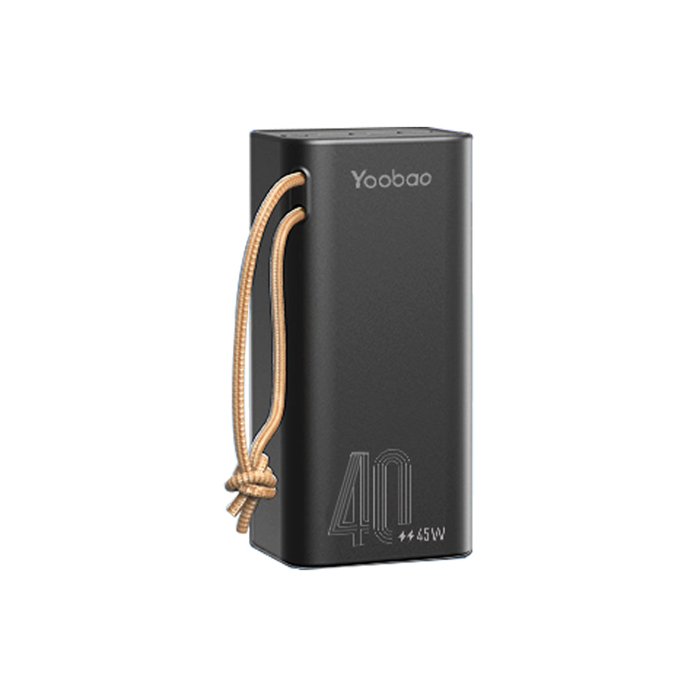 Yoobao H40 40000mAh Multi-Function High Capacity Powerbank PD45W Power Delivery Two-Way Fast Charging USB Type C with Carrying Strap