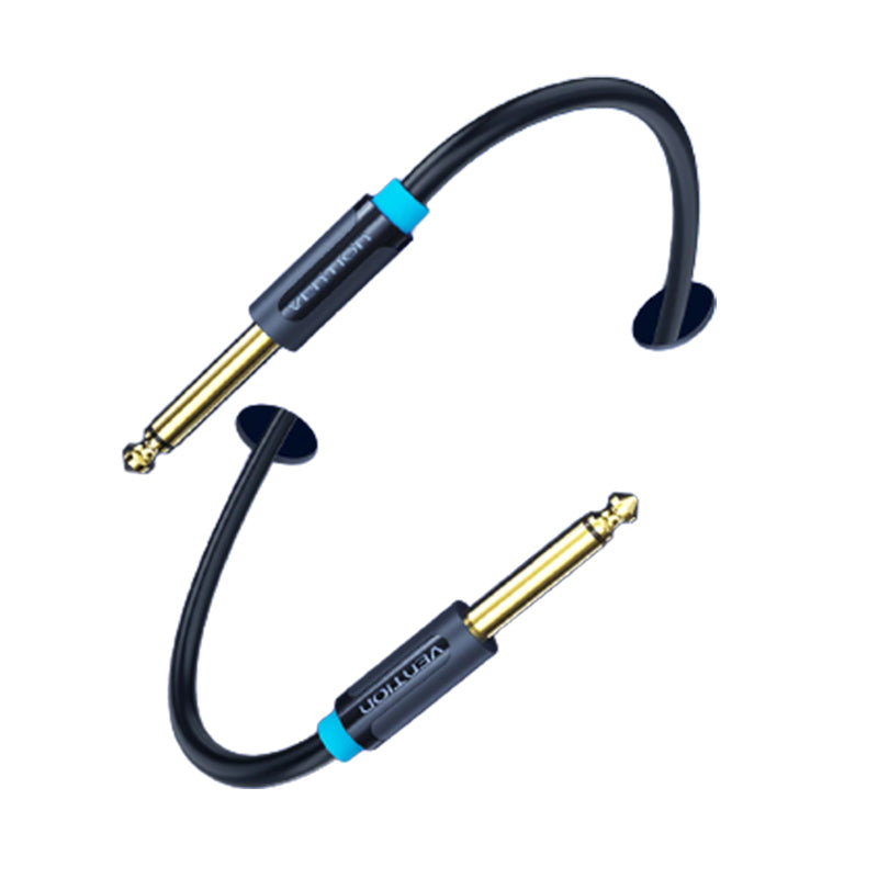 Vention TS 6.5mm Male to TS 6.5 Male Gold Plated (BAA) Audio Cable for Amplifiers, Musical Instruments, Speakers, Sound Box ( Available in 0.5M, 1M, 1.5M, 2M, 3M, and 5M)