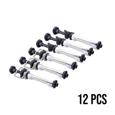 Pxel LS-BD-6R Photo Studio Backdrop Roller Wall Mount Mounting Manual Control Background Support Elevator with 2 Tri-fold Hooks, 12 Expansion Sticks, 6 Chains, and 6 Counter Balance