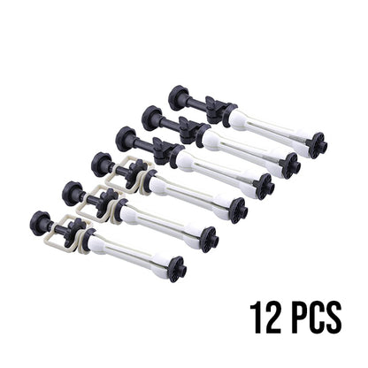 Pxel LS-BD-6R Photo Studio Backdrop Roller Wall Mount Mounting Manual Control Background Support Elevator with 2 Tri-fold Hooks, 12 Expansion Sticks, 6 Chains, and 6 Counter Balance