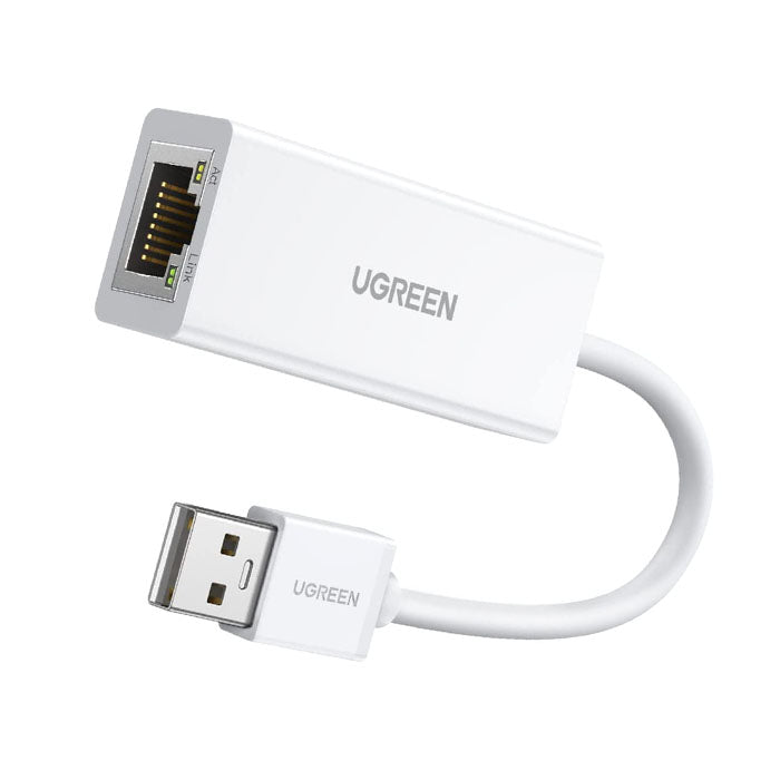 UGREEN USB 2.0 to Ethernet Network Adapter RJ45 Female LAN 100Mbps Com – JG  Superstore