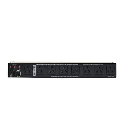 KEVLER PC901 9-Outlet Socket Power Conditioner Processor with USB Port, Line Voltage and Voltmeter LCD Display, Circuit Breaker, 2 Rectractable Dimmer Controls and Spike / Surge Protection