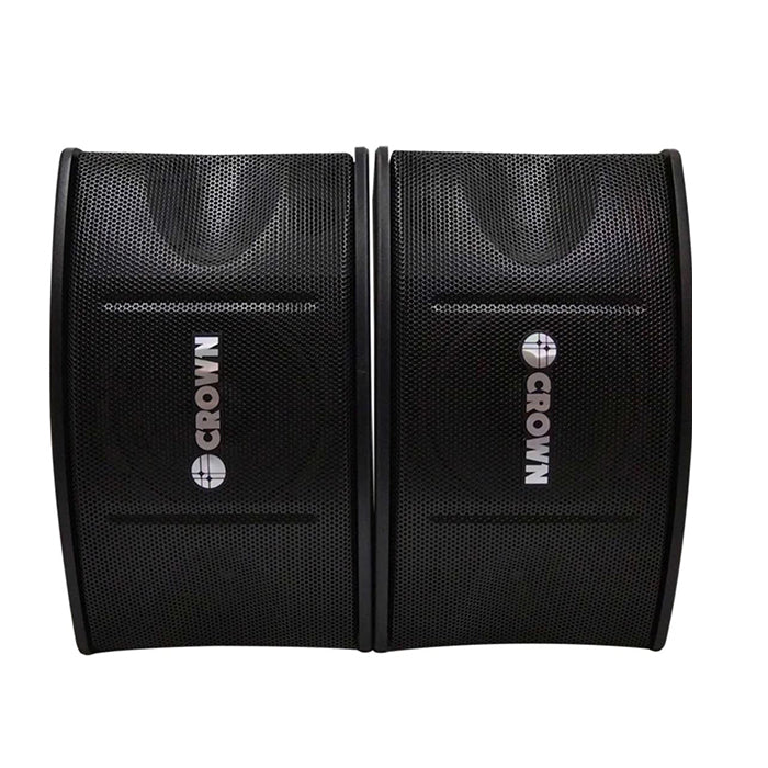 Crown 650W 12" Karaoke 3-Way Speaker System with 45Hz-18kHz Frequency Response, Max 8 Ohms Impedance and 95dB Sensitivity Level | BF-1208