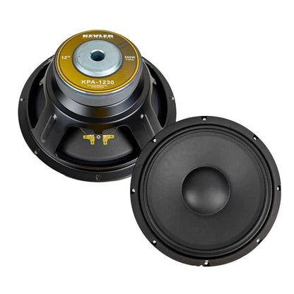 KEVLER KPA Series 12" Diameter Instrument Speakers with 43Hz-4.5KHz Frequency Response, Max 8Ohms Impedance, 97dB Sensitivity Level and 2" Voice Coil (2022 Model) (300W)