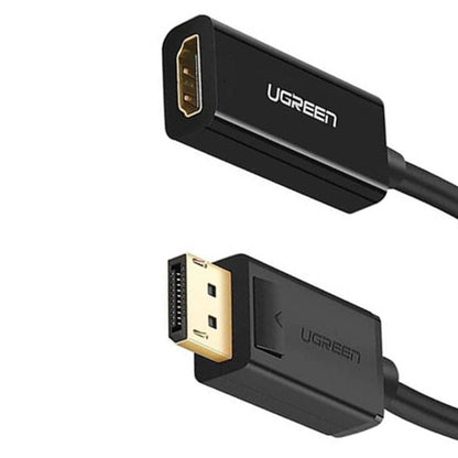 UGREEN 4K/1080P DisplayPort to HDMI Female Adapter 30Hz DP Converter for Laptop, Desktop, Monitor, Projector | 40363, 40362