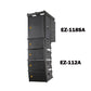 KEVLER EZ-118SA 18" 1200W Active Subwoofer Line Array Speaker System with Built-In Class D Amplifier, XLR Line and Input, SpeakOn Terminals, DSP Control and Flight Case
