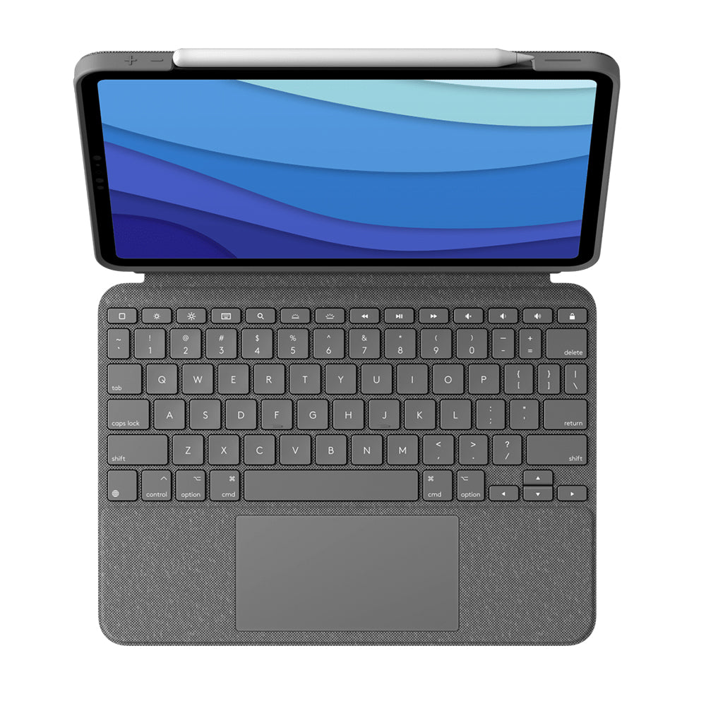 Logitech Combo Touch Backlit Detachable Case with Trackpad and Smart Connector Technology for iPad Pro 11" (1st, 2nd, 3rd and 4th Gen) (OXFORD GRAY)