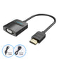 Vention HDMI Male 1080p 60Hz to VGA Female Gold Plated (AC) 0.15M HD Video Converter for PC, TV, Laptops, Projectors, Smart Box, Playstation (Also Available with Female Micro USB and Audio Port)