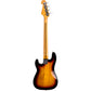 SX SPJ62 Series 4-String Vintage Bass Guitar with Single Coils, 20 Frets, Jazz Electric Basswood (Sunburst, Black)