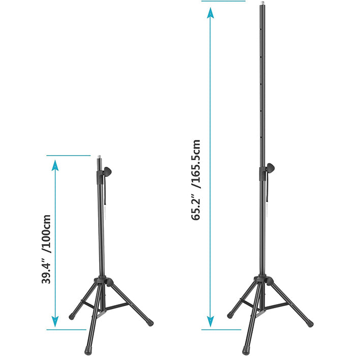 Neewer (NW002-1) Heavy Duty Tripod Stand up to 65.2" for Wind Screen Bracket, Microphone Studio Recording