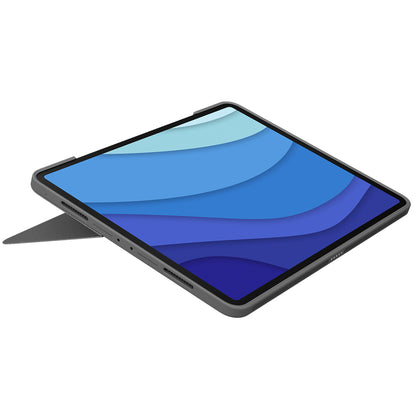 Logitech Combo Touch Detachable Backlit Keyboard Case with Trackpad and Smart Connector Technology for iPad Pro 12.9" (5th Gen - 2021) (OXFORD GRAY)