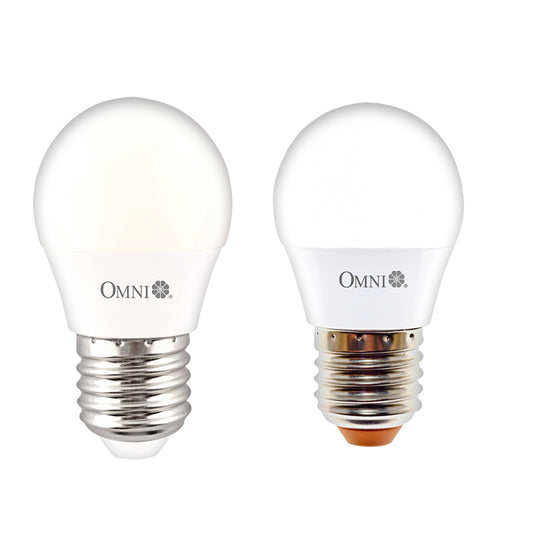 OMNI LED Lite G45 Mini Light Bulb 3W 220V E27 Base with 6500K/2700K CT Daylight & Warm White, Energy Saving for Home Lightning | LLG45E27-3W