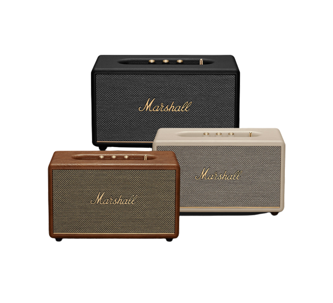 Marshall Stanmore III Portable Bluetooth 5.2 Dynamic Speaker with Multi Stream Feature, Adjustable Bass and Treble Controls, Built-In RCA, 3.5mm Input and Iconic Amp-Style Design (Black, Brown, Cream)