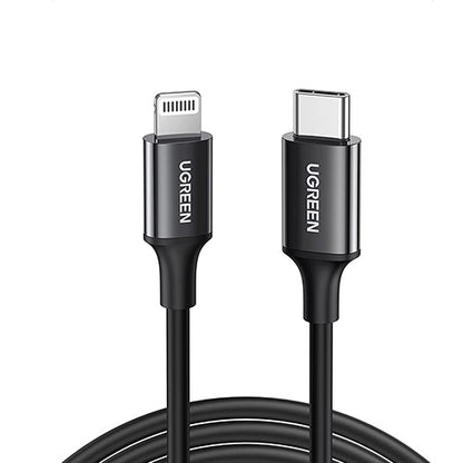 [CLEARANCE] UGREEN 20W PD USB-C to Lightning Fast Charging 3A Cable Charger with 480Mbps Transfer Rate | UGREEN 60747