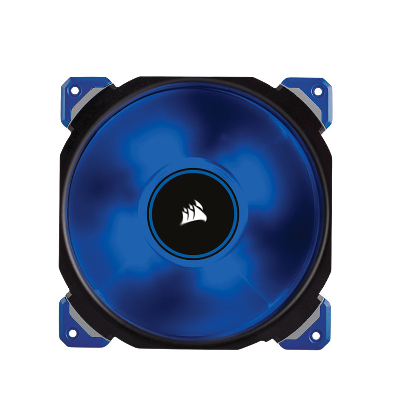 CORSAIR ML140 Pro LED 140mm Desktop System Unit Cooling Fan with 2000 RPM Fan Speed, Magnetic Levitating Fan and Replaceable Rubber Dampers for PC Computer (White, Blue) | CO-9050046-WW CO-9050048-WW
