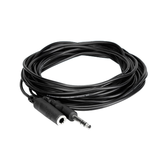 Hosa Technology Stereo 1/4" Female Phone to 1/4" Male Phone TRS Headphone Extension Cable - 25'