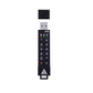 [CLEARANCE] Apricorn Secure Key 3NX 8GB USB 3.1 256-Bit Hardware Encrypted Flash Drive | ASK3-NX-8GB