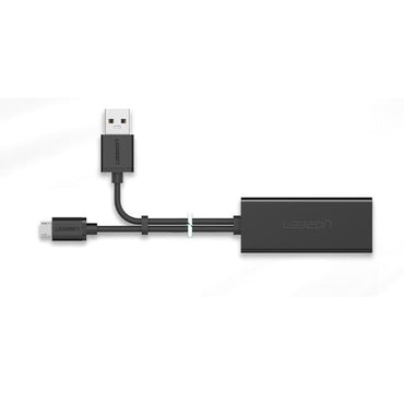 [CLEARANCE] UGREEN Micro USB 2.0 to RJ45 LAN Adapter with 100 Mbps Network Speed for TV Stick (1 Meter) |30985 |