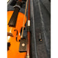 Valencia V160 Violin Outfit 4/4 Set Kit with Bow, Hard Case and Blackanized Maple Fingerboard for Student Musicians, Beginner Players
