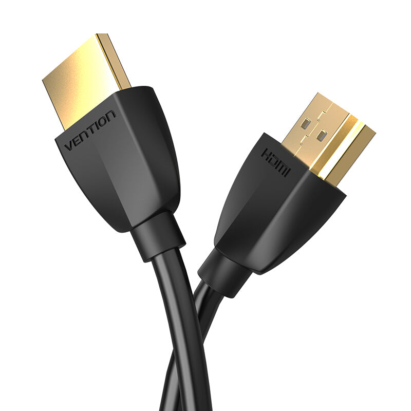 Vention FHD 4K 60Hz Slim Portable HDMI 2.0 Male to Male Gold-Plated Video Cable (AAIB) with Audio/Video Sync, 18Gbps Bandwidth Transmission and 3D Visual Support (Available in 1M, 1.5M, 2M and 3M)