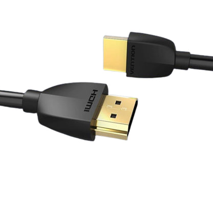Vention FHD 4K 60Hz Portable HDMI 2.0 Male to Male 3-Meters Gold-Plated Video Cable (AAIBI) with Audio/Video Sync, 18Gbps Bandwidth Transmission and 3D Visual Support
